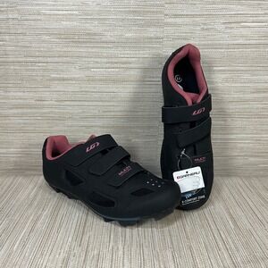 NWT Garneau Women's Multi Flex Black Pink Cycling Shoes Size 41